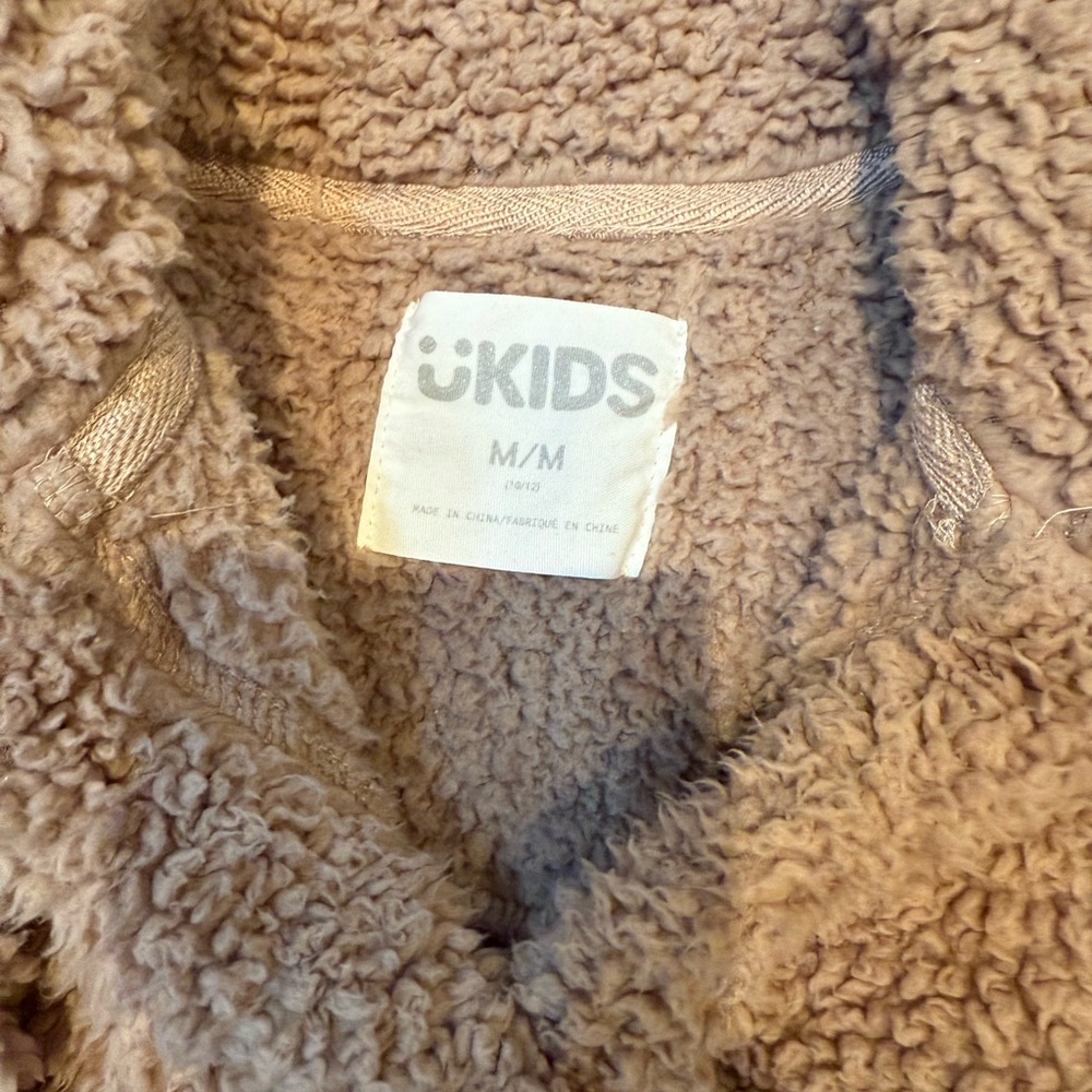 Kids Sherpa Jacket - Brown - Picture 2 of 2
